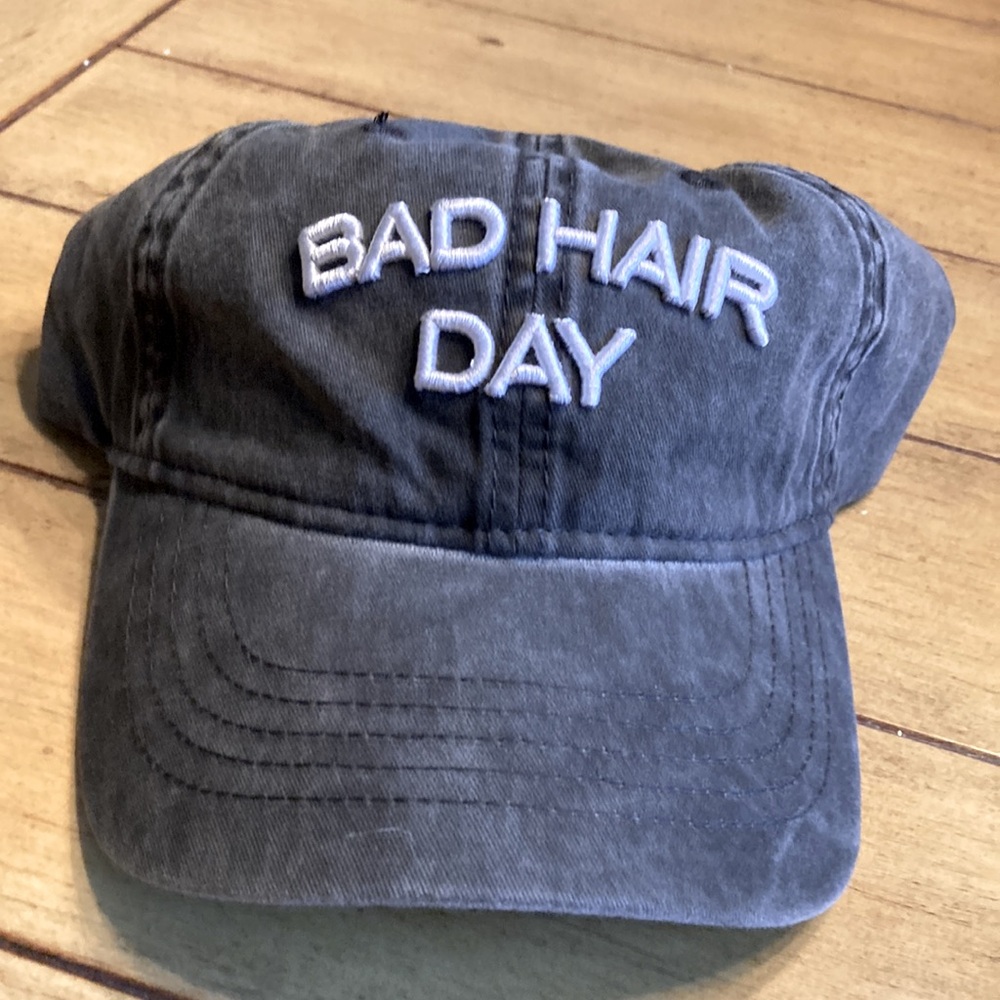 Cap embroidered “ Bad Hair Day”
